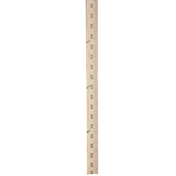 Wood Yardstick, 36", Pack of 6