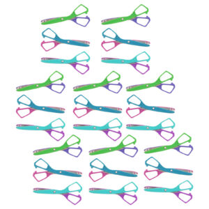 Economy Plastic Safety Scissor, 5-1-2" Blunt, Assorted Colors (No Color Choice), Pack of 24