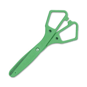 Saf-T-cut Scissors, 5-1-2" Blunt, Green, Pack of 12