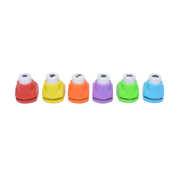 Mini Paper Punches, 6 Per Set, 2 Sets