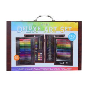 Deluxe Wood Art Set, 170 Pieces