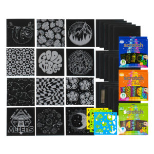 Scratch Art Kit 3-Pack