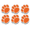 Magnetic Whiteboard Eraser, Orange Paw, Pack of 6