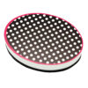 Magnetic Whiteboard Eraser, Black & White Dots, Pack of 6