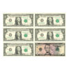 Math Die-Cut Magnets, U.S. Dollars, 12 Per Pack, 6 Packs