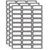 Die-Cut Magnetic Foam Black & White Dots Labels-Nameplates, 30 Per Pack, 3 Packs