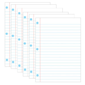 Magnetic Notebook Page, 8-1-2" x 11", Pack of 6