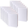 Blank Hardcover Book, White Pages, 5" x 4" Portrait, 14 Sheets-28 Pages, Pack of 12