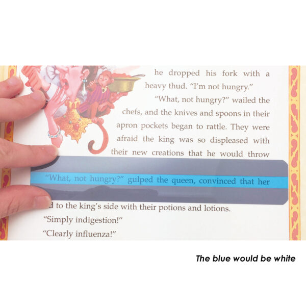 Sentence Strip Reading Guide, 1-1-4" x 7-1-4", Clear, Pack of 24