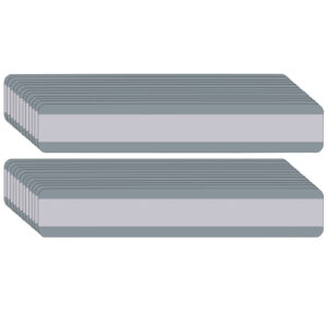 Double Wide Sentence Strip Reading Guide, 1-1-4" x 7-1-4", Gray, Pack of 24