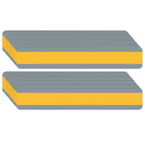 Double Wide Sentence Strip Reading Guide, 1-1-4" x 7-1-4", Goldenrod, Pack of 24