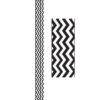 Magnetic Magi-Strips, Black Chevron, 12 Feet Per Pack, 6 Packs