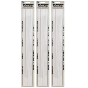 Big Magnetic Sentence Strips, 3" x 24", 5 Per Pack, 3 Packs