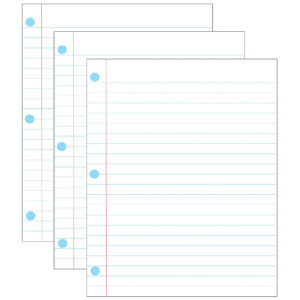 Large Magnetic Notebook Page, 12" x 15", Pack of 3