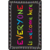 Computer Mouse Pad, 8" x 10", Everyone is Welcome Here, Chalk Loop, Pack of 6