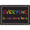 Computer Mouse Pad, 8" x 10", Everyone is Welcome Here, Chalk Loop, Pack of 6