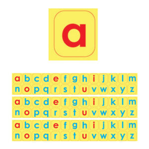 Die-Cut Magnetic Foam Lowercase Letters, 104 Pieces Per Pack, 3 Packs