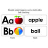 ABC Picture Words Double-Sided Magnets, 27 Per Pack, 3 Packs