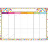 Smart Poly Chart, 13" x 19", Confetti Calendar, Pack of 6