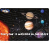 Computer Mouse Pad, 8" x 10", Everyone is Welcome in our Space, Pack of 10