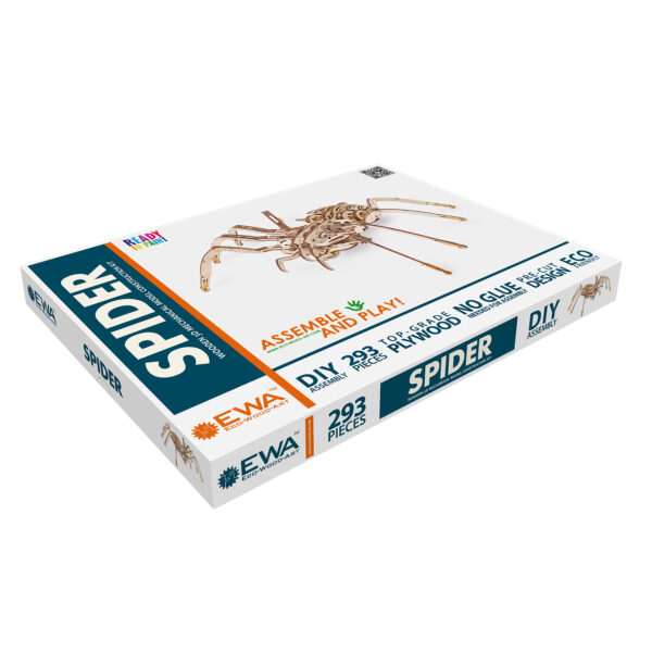 Spider 3D Wooden STEM Construction Kit