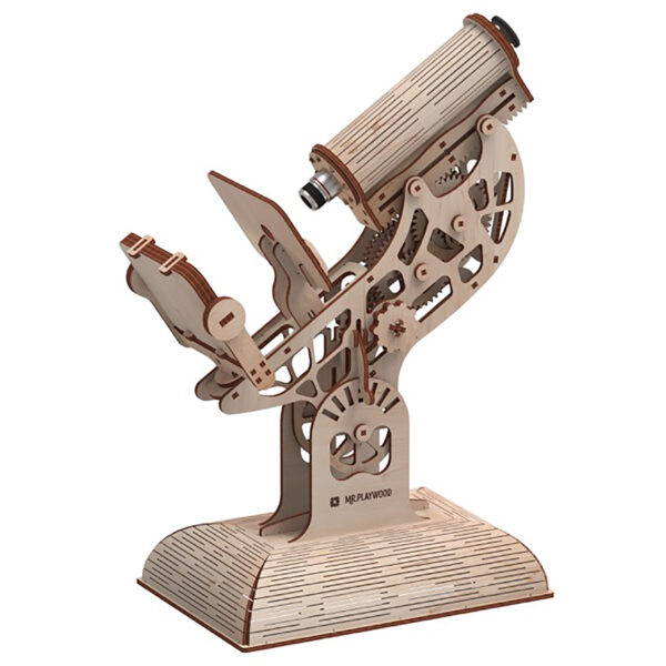 Microscope Mechanical Wooden 3D STEM Model