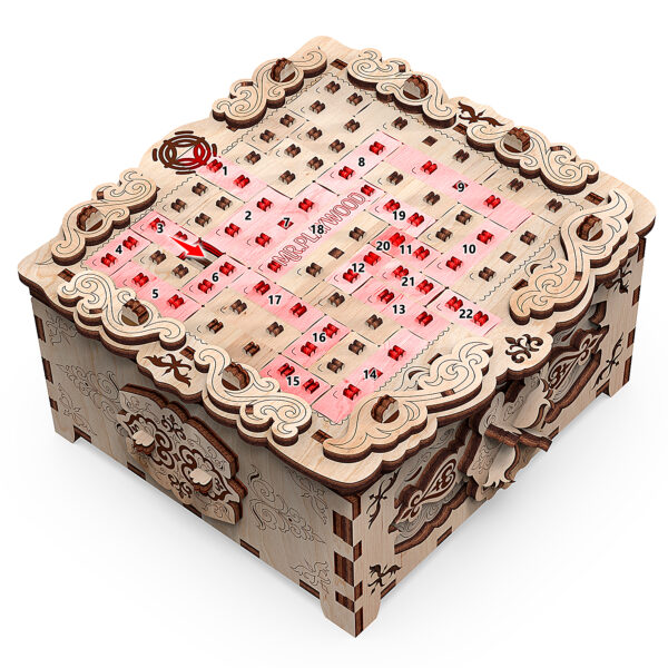 Secret Box Floral Fantasy 3D Wooden STEM Puzzle