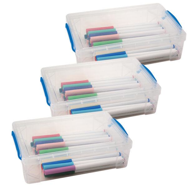 Large Pencil Box, Pack of 3