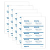 Printable Badge Inserts, 3-1-2" x 2-1-4", 56 Per Pack, 5 Packs