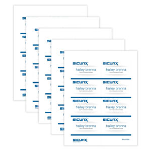 Printable Badge Inserts, 3-1-2" x 2-1-4", 56 Per Pack, 5 Packs