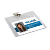 Convention Size Badge Holders with Clip, Horizontal, 4" x 3", Pack of 50