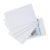 CR 80 Blank ID Cards, 30 mil, White, Pack of 100