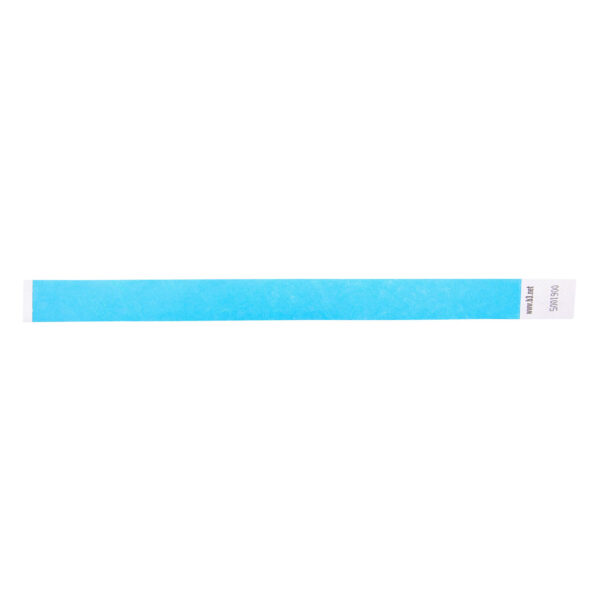 Sequentially Numbered Security Wristbands, 3-4", Blue, Pack of 100