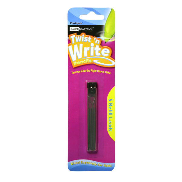 Twist 'n Write Pencil Lead Refills, 5 Per Pack, 12 Packs