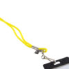 Standard Lanyard Hook Rope Style, Yellow, Pack of 24