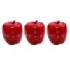 Apple-Shaped Timer, Red, Pack of 3