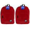 Classic Backpack 17" Burgundy, Pack of 2