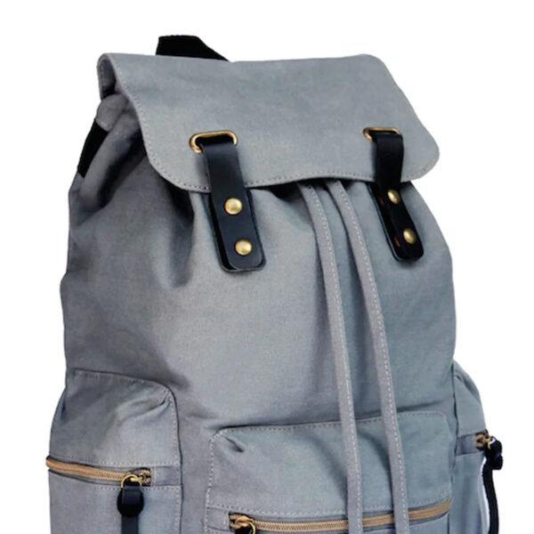 GUIDI Rucksack Backpack, 18", Gray