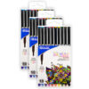 Skylar 0.4 mm Fineliner Pen, 10 Per Pack, 3 Packs