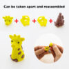 Wildlife Adventures 3D Eraser Sets, 4 Per Set, 24 Sets