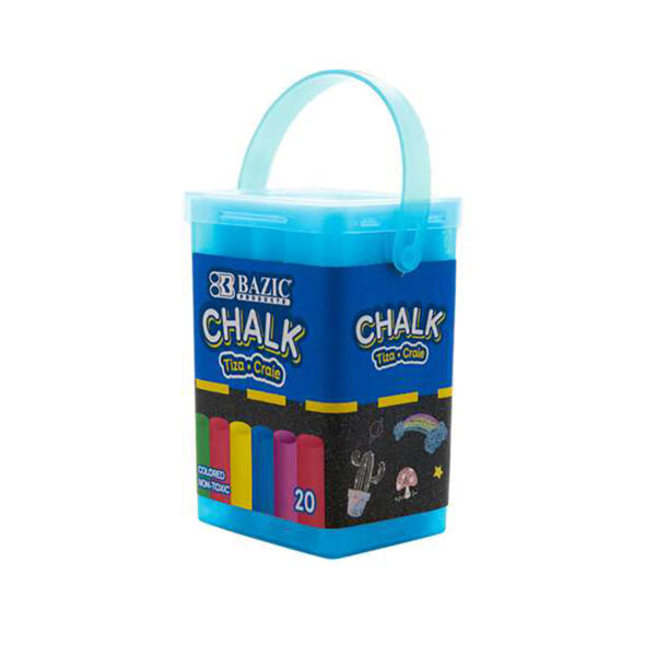 Color Chalk, 20 Per Bucket, 24 Buckets