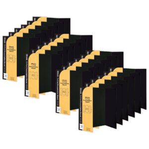 Tri-Fold Corrugated Presentation Board, 36" x 48", Black, Pack of 24