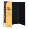 Tri-Fold Corrugated Presentation Board, 36" x 48", Black, Pack of 24