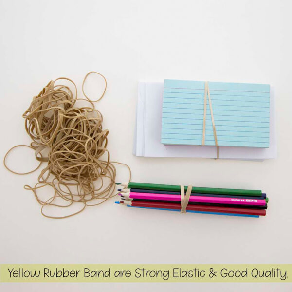 Rubber Bands, Assorted Sizes, 2oz.-56.70g Per Pack, 6 Packs