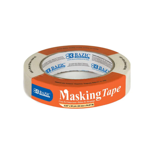 General Purpose Masking Tape, 0.94" x 2160" (60 Yards), Pack of 12