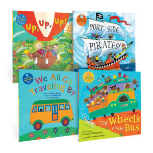 Kingergarten Transportation Singalongs Book Bundle, Set of 4