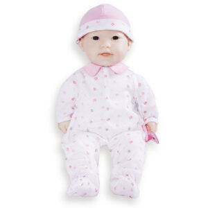 La Baby Soft 16" Baby Doll, Pink with Pacifier, Asian