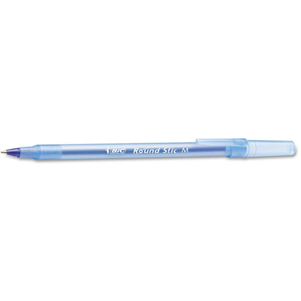 Round Stic Xtra Life Ball Pen, Blue, 60 Per Pack, 2 Packs