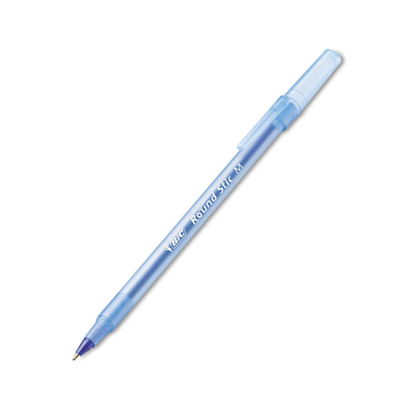 Round Stic Xtra Life Ball Pen, Blue, 60 Per Pack, 2 Packs