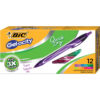 Gel-ocity Quick Dry Retractable Gel Pens, Assorted Fashion Colors, Pack of 12